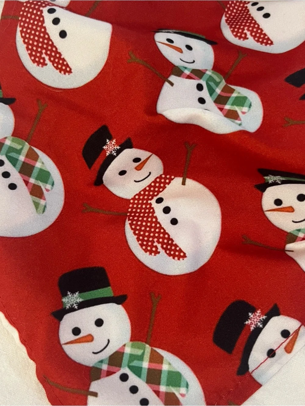 Snowman Dog Bandana